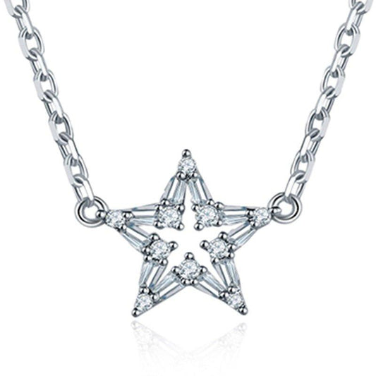 Crystal Star Pendant Necklace