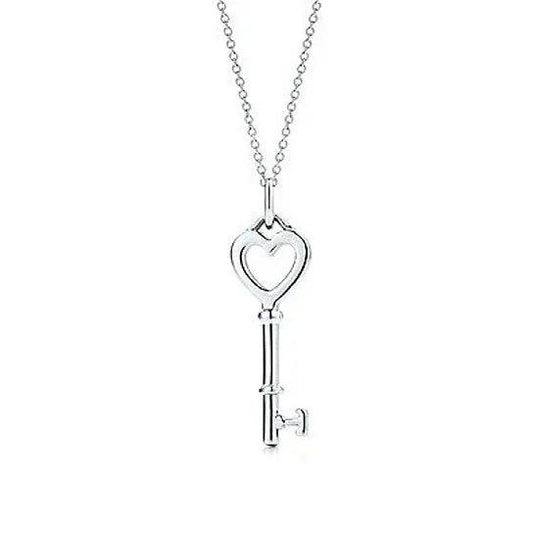 Heart and Key Necklace