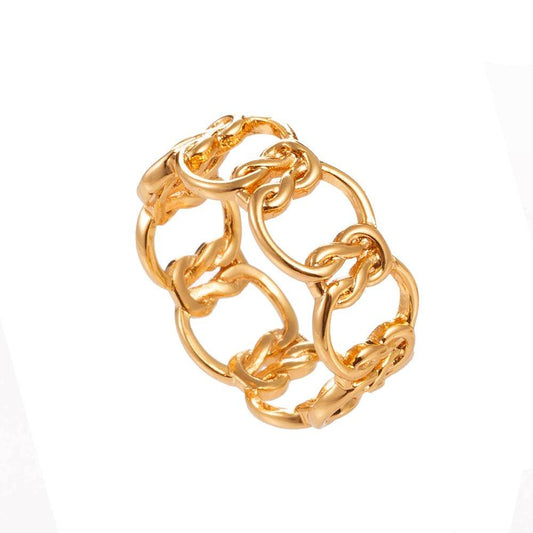 Love Knot Ring Commitment Ring Gold