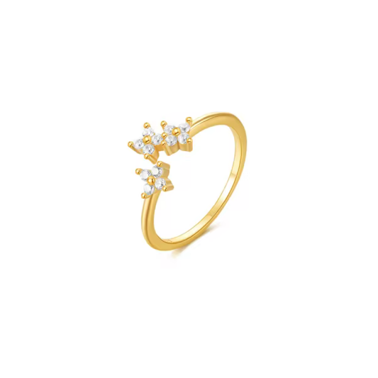 Radiance Unique Open Ring with AAAAA Cubic Zirconia 8
