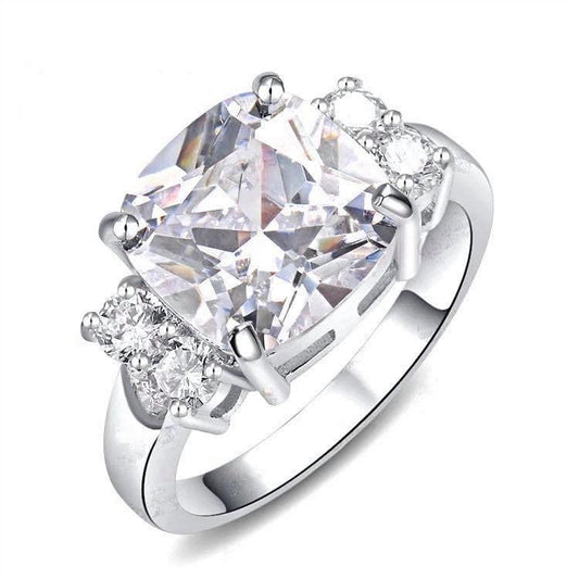 Bella Cubic Zirconia Cushion Cut Ring 8