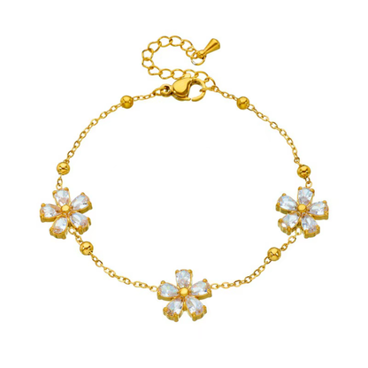 Marisol Crystal Blossom Bracelet