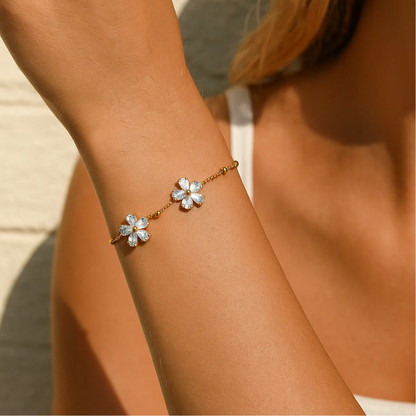 Marisol Crystal Blossom Bracelet