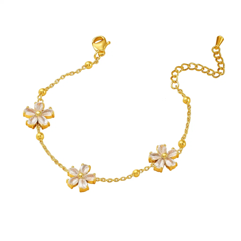 Marisol Crystal Blossom Bracelet