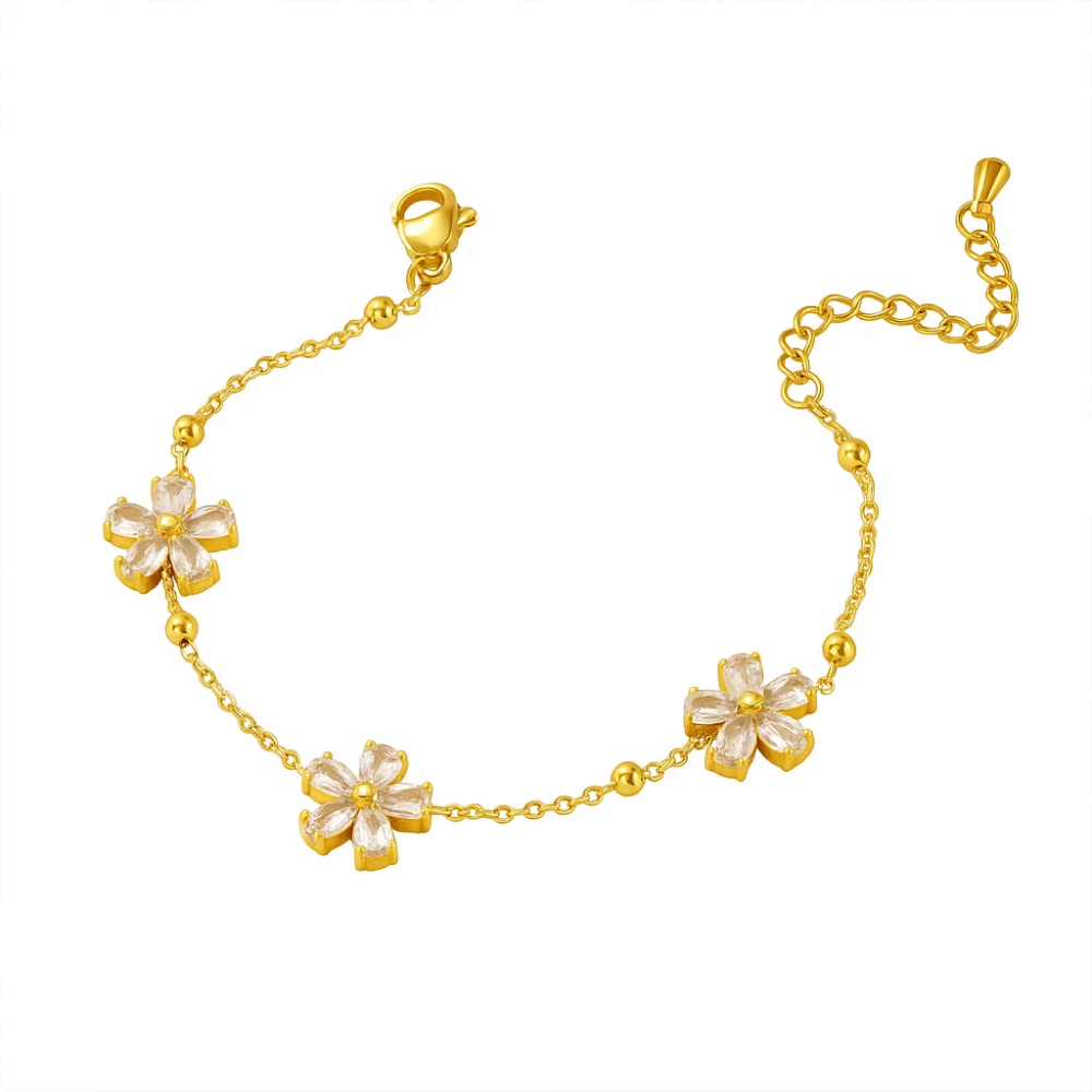 Marisol Crystal Blossom Bracelet