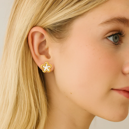 Marisol Crystal Blossom Stud Earrings