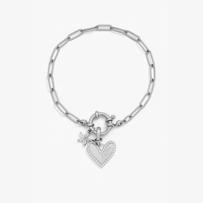 Bloom MOM Heart Bracelet
