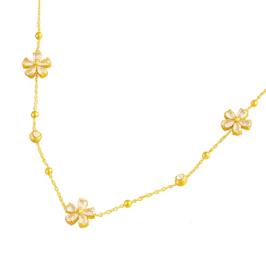 Marisol Crystal Bloom Necklace