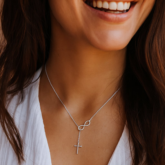 Infinity Cross Necklace