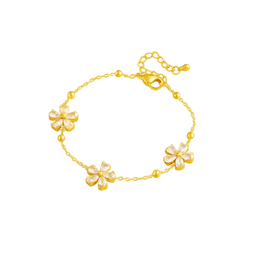 Marisol Crystal Blossom Bracelet