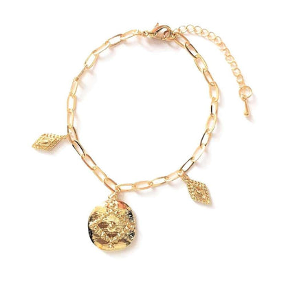 Coin Charm Bracelet