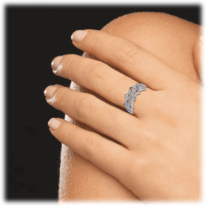 Cubic Zirconia Multicolor Ring