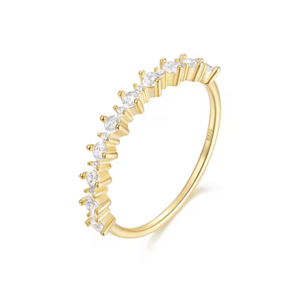 Serene Delicate Ring with AAAAA Cubic Zirconia 8