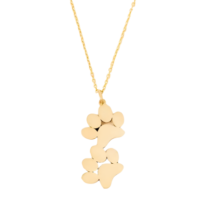 EverPaw Double Paw Print Necklace