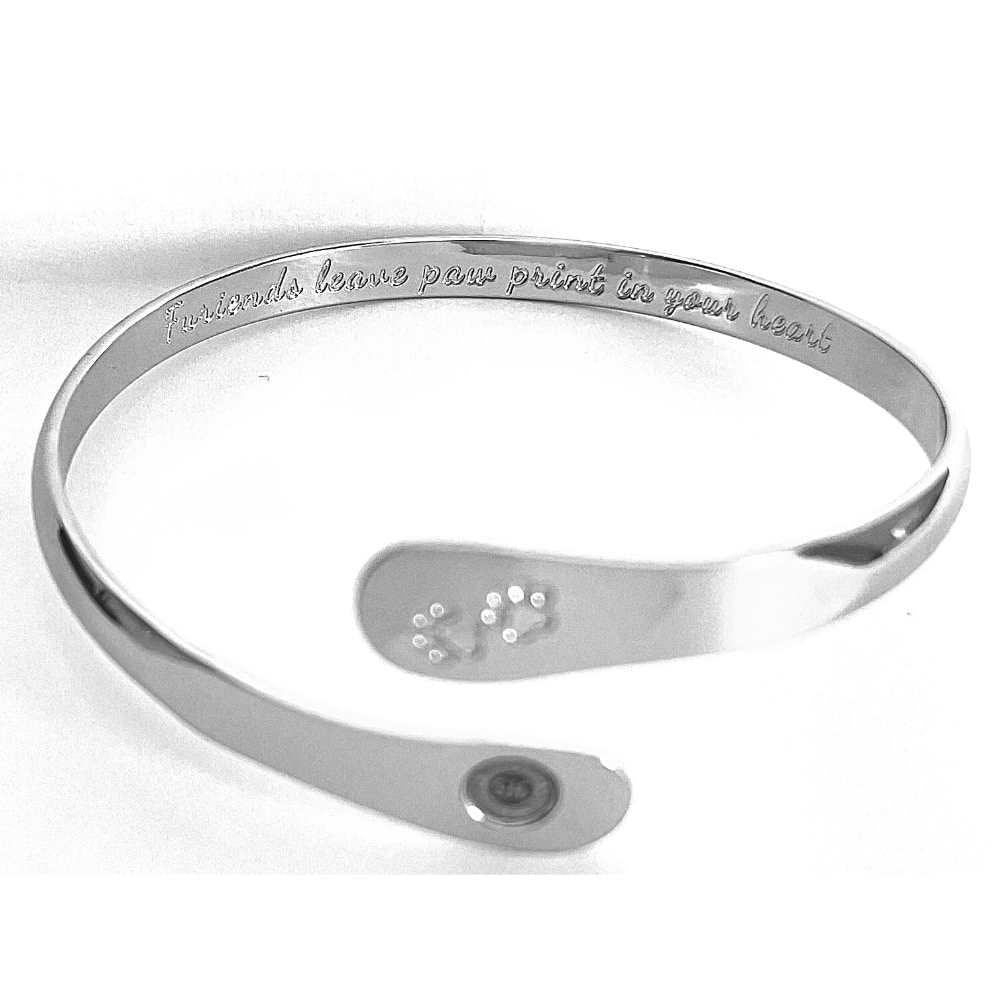 Furry Friends Bracelets, Engraved Furiends leave paw print in your heart- Paw Prints ( Furry Friends) Dog Bracelets, Cat Bracelets ,Pet Bracelets