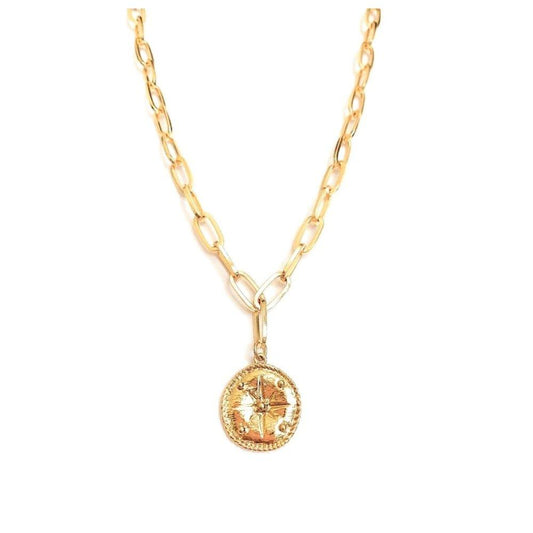 Compass Pendant Necklace