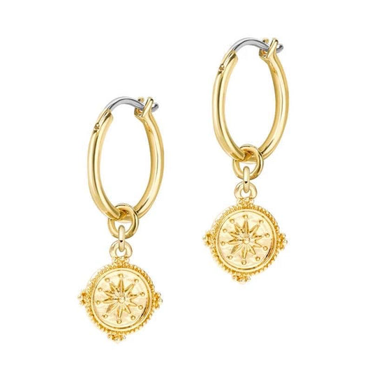 Huggie Dangle Earrings