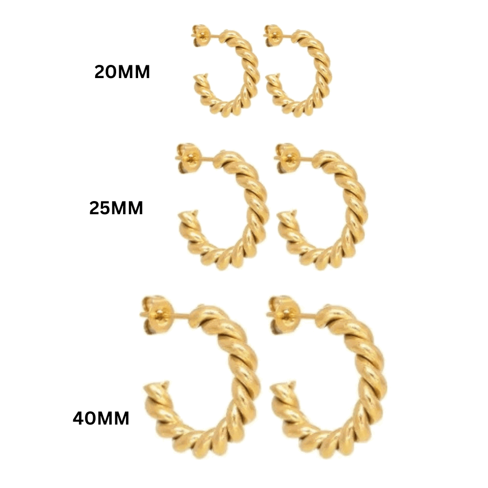 Rope Hoop Earrings – Perfect for Any Occasion