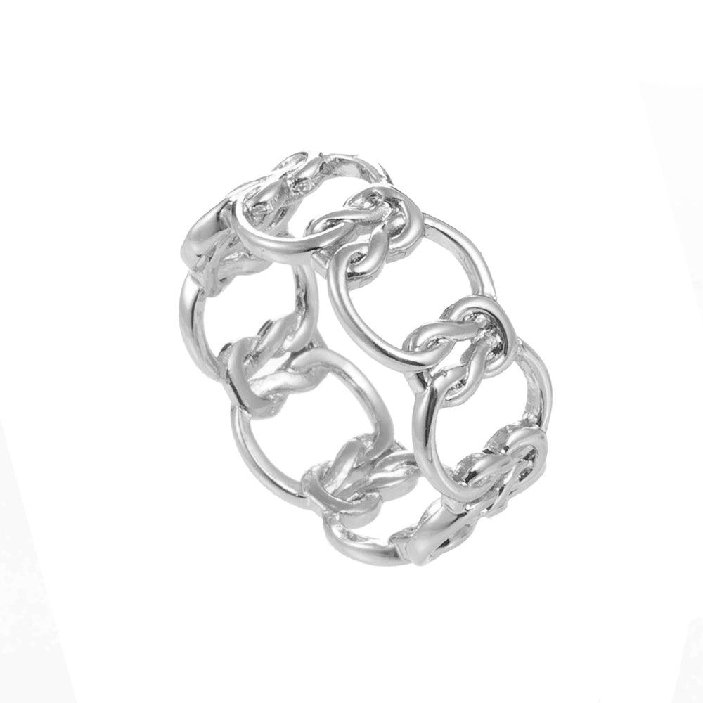 Love Knot Ring Commitment Ring Silver