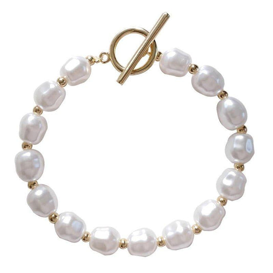 Pearl Bracelet Faux Pearl Bracelet Default Title