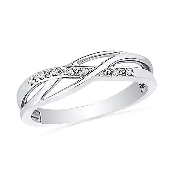 Crystal Braided Ring-Hollywood Sensations Braided Ring Default Title