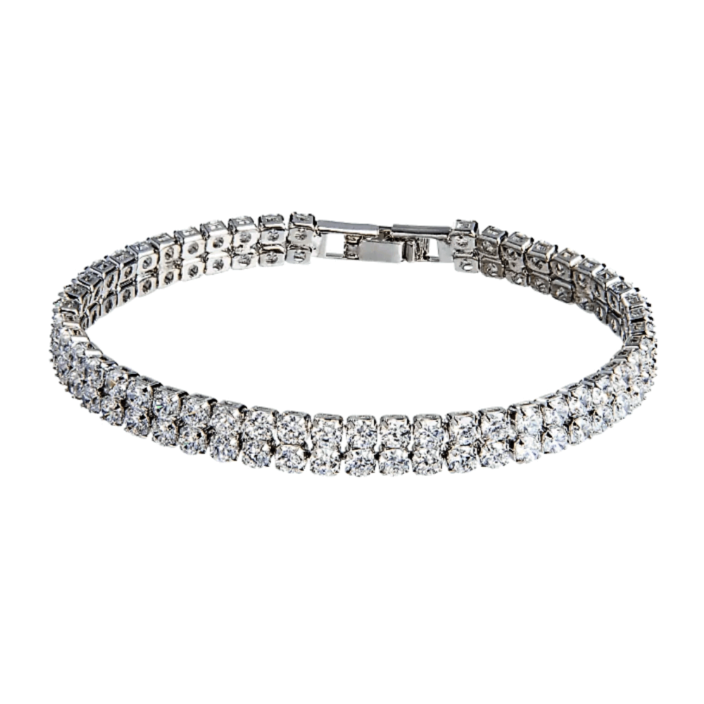 Emma Cubic Zirconia Tennis Bracelet Default Title