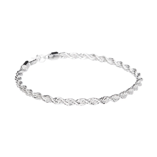 Silver Braided Bracelet for Women-Hollywood Sensation®