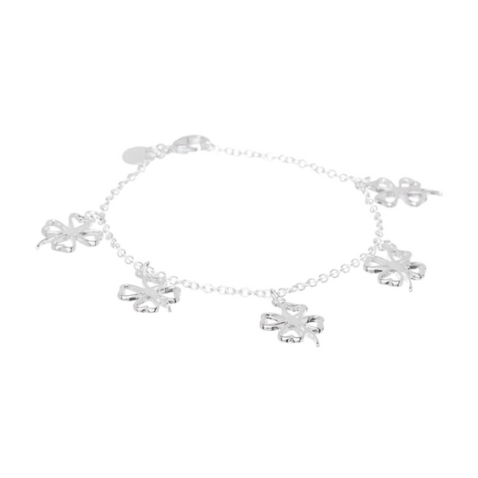 Sterling Silver Bracelet Good Luck Charm Sharon Bracelet-Hollywood Sensation®