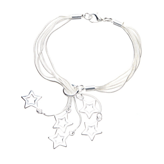 Sterling Silver Bracelets for Women Shooting Star Bracelet-Hollywood Sensation®