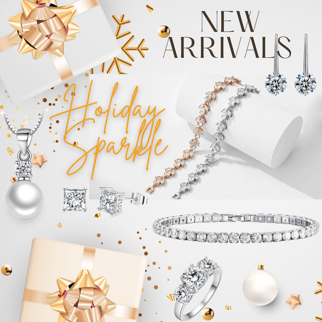 Sea Blue Crystal Necklace Set-Hollywood Sensation®