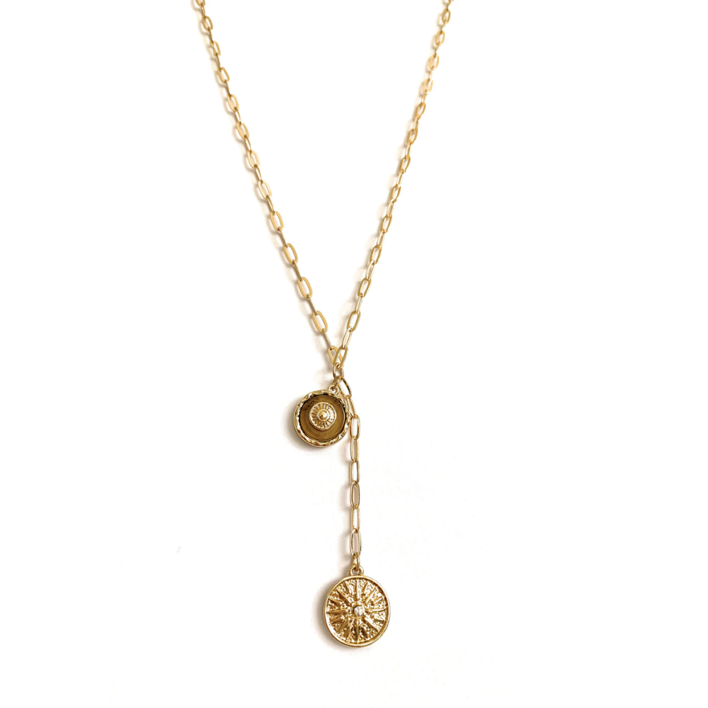 Sun and Moon Pendant Necklace-Hollywood Sensation®