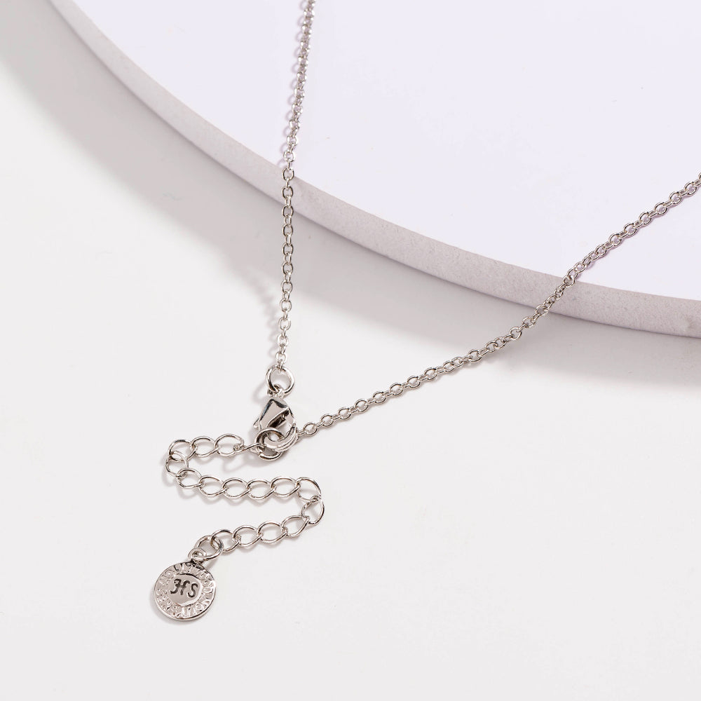 Silver Love Knot Necklace-Hollywood Sensation®
