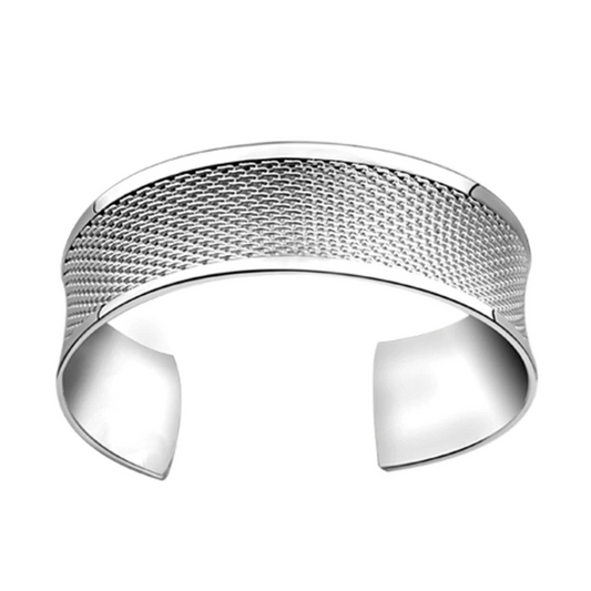 Sterling Silver Cuff Bangle Bracelet Hollywood Royal Bracelet-Hollywood Sensation®