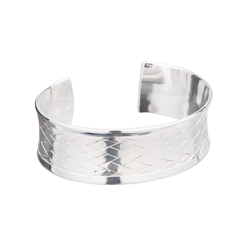 Silver Cuff Bracelet for Women by Hollywood Sensation-Hollywood Sensation®