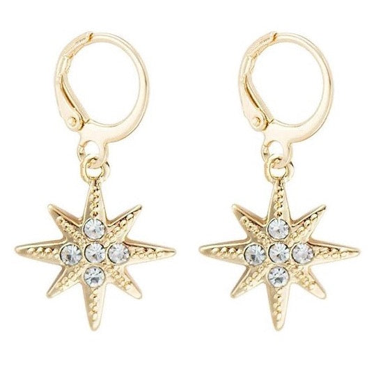Star Dangle Earrings for Women-Hollywood Sensation®