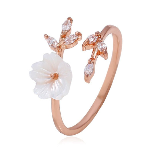 Cherry Blossom Ring in Rose Gold and Adjustable - Hollywood Sensation®