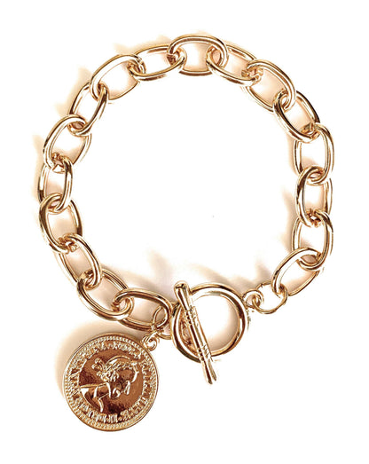 Coin Charm Bracelet for Women - Hollywood Sensation®