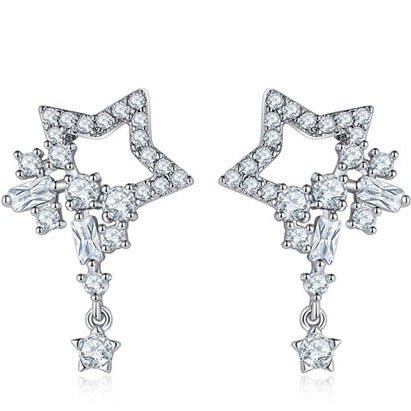 Crystal Star Dangle Earrings - Hollywood Sensation®