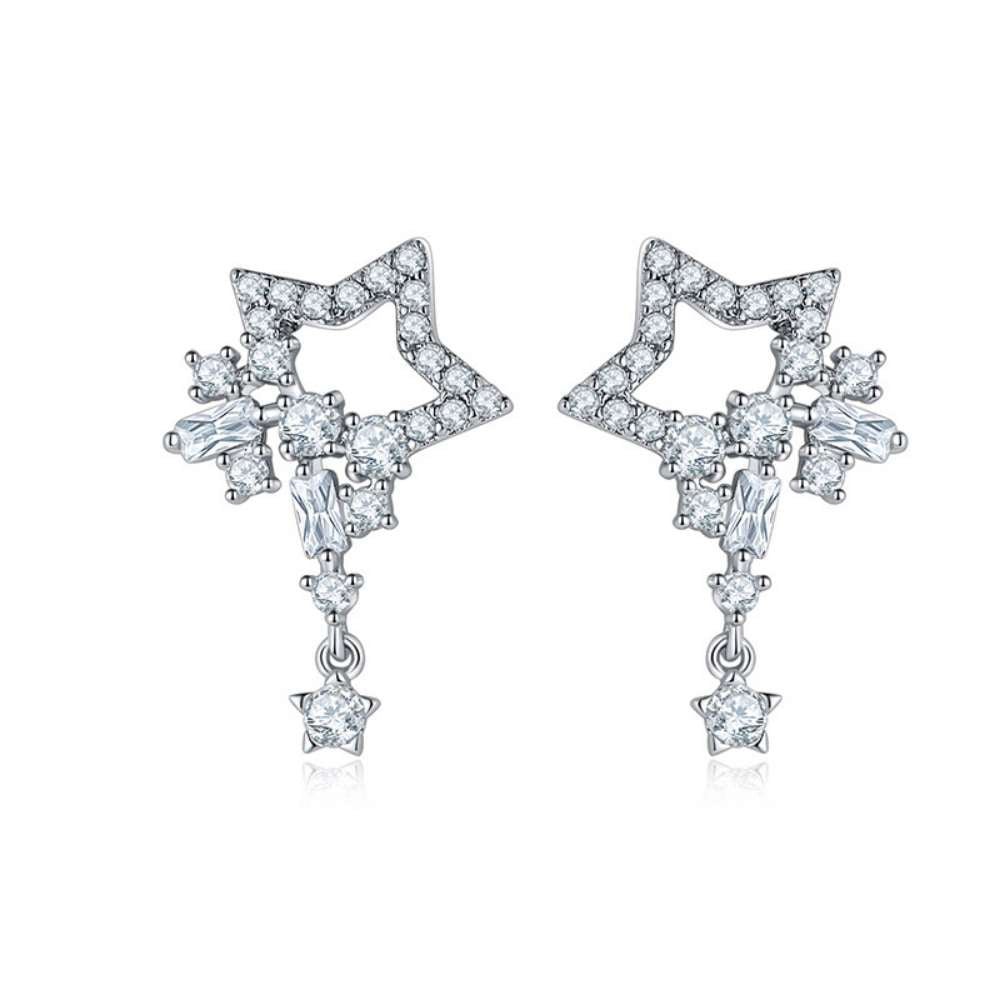 Crystal Star Dangle Earrings - Hollywood Sensation®