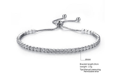 Cubic Zirconia Tennis Bracelet for Women - Hollywood Sensation®