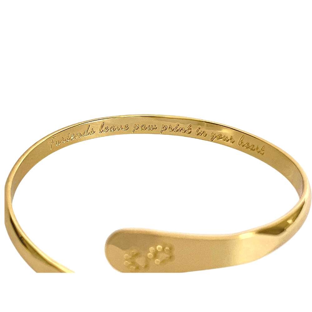 Furry Friends Bracelets, Engraved Furiends leave paw print in your heart- Paw Prints ( Furry Friends) Dog Bracelets, Cat Bracelets ,Pet Bracelets - Hollywood Sensation®