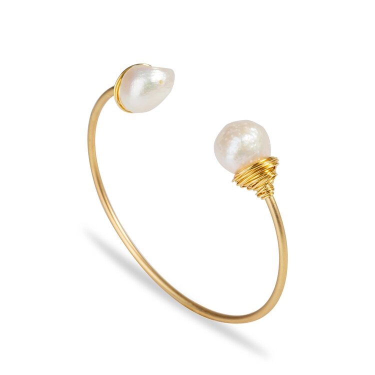 Gold Baroque Pearl Bracelet - Hollywood Sensation®