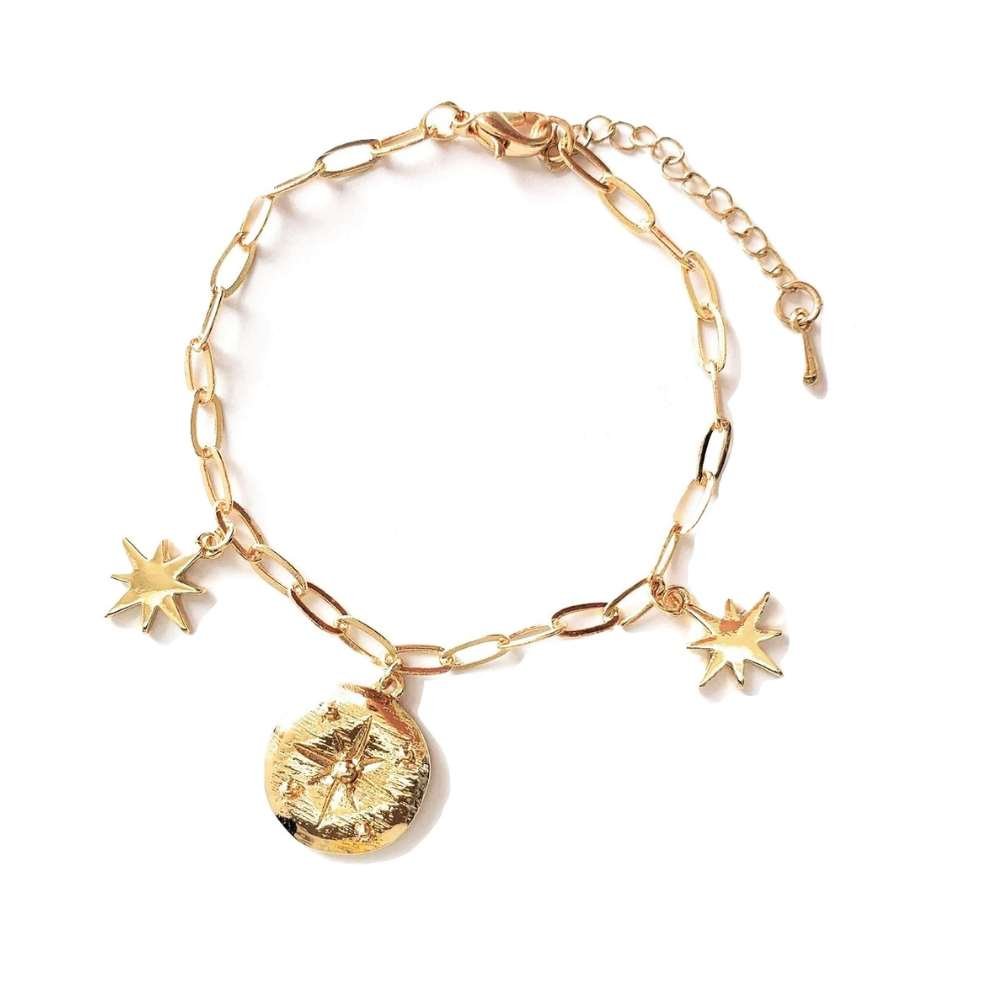 Gold Charm Bracelet for Women - Hollywood Sensation®