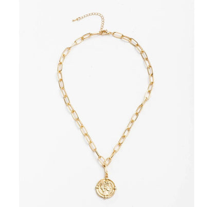 Gold Coin Necklace for Women - Hollywood Sensation®