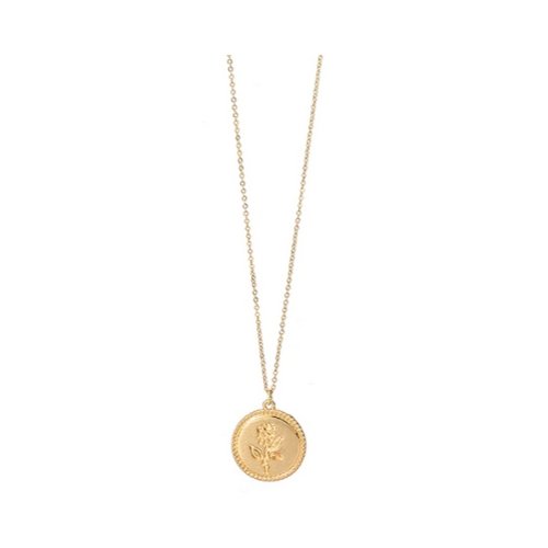 Gold Coin Pendant Necklace for Women - Hollywood Sensation®