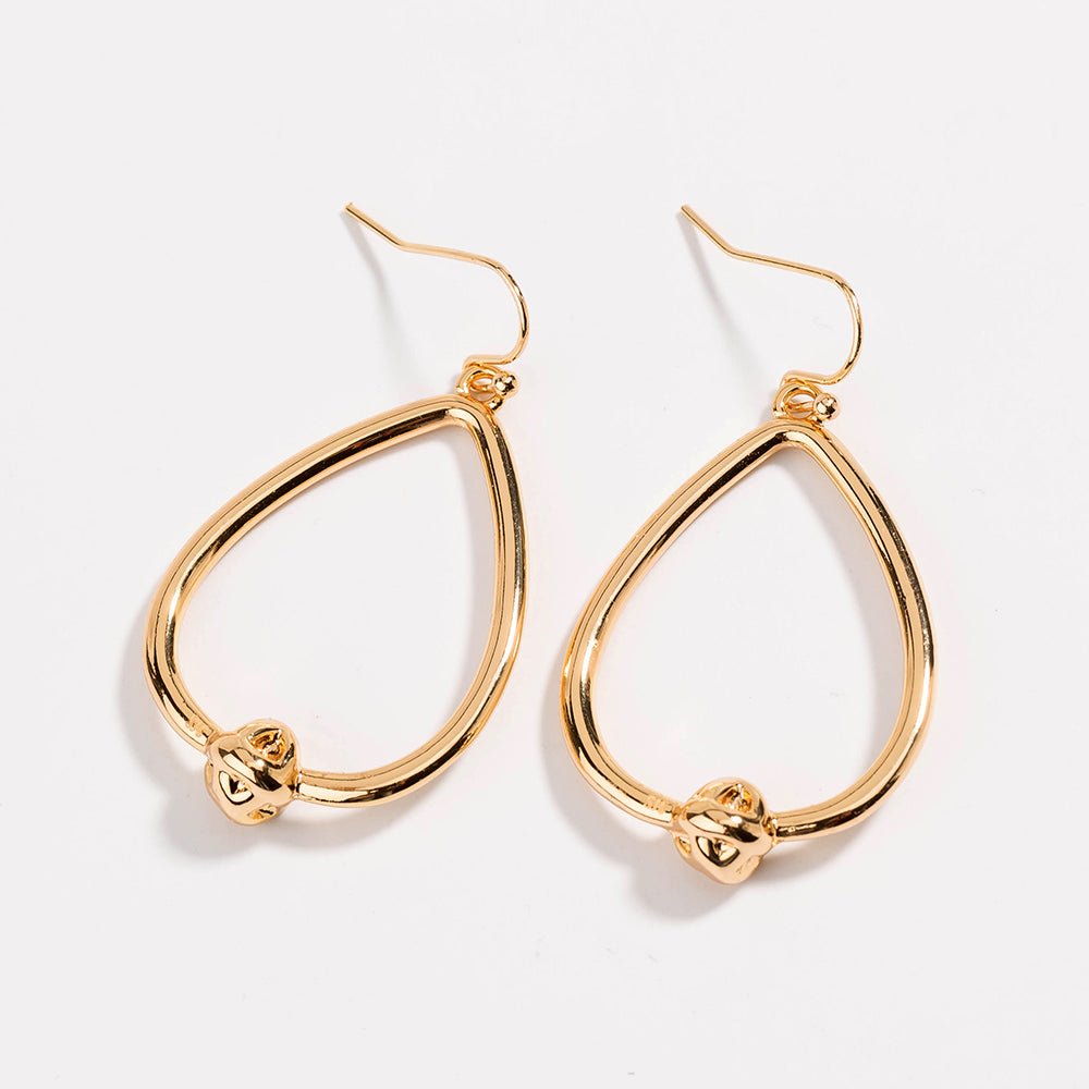 Gold Love Knot Earrings - Hollywood Sensation®