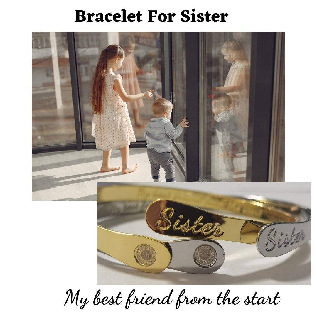 Creative Family bangle, Sisters bangle, Little Sister Bracelet, Big Sister  Bracelet, Middle Sister Charm bangle, Sister Pendant, Sisters Gift, bangle  Set | Wish