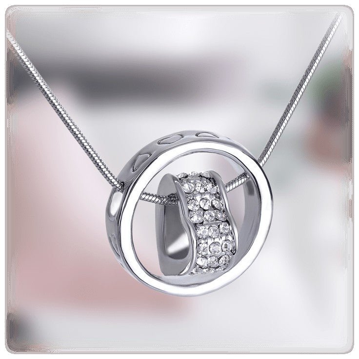 Heart Pendant Necklace Heart Enclosed - Hollywood Sensation®