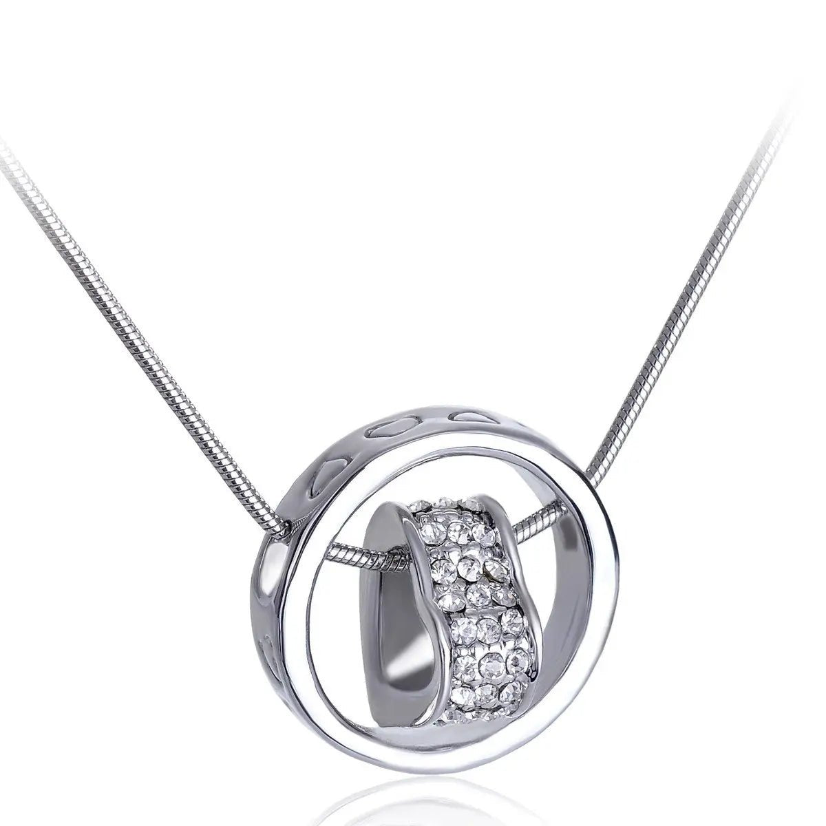Heart Pendant Necklace Heart Enclosed - Hollywood Sensation®
