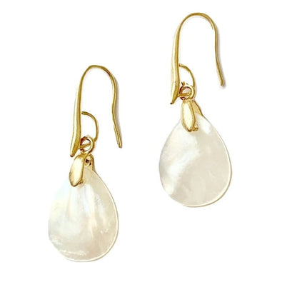 Iridescent Natural Shell Dangle Earrings for Women - Hollywood Sensation®